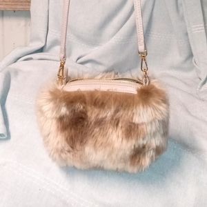 Remi Reid faux fur crossbody bag